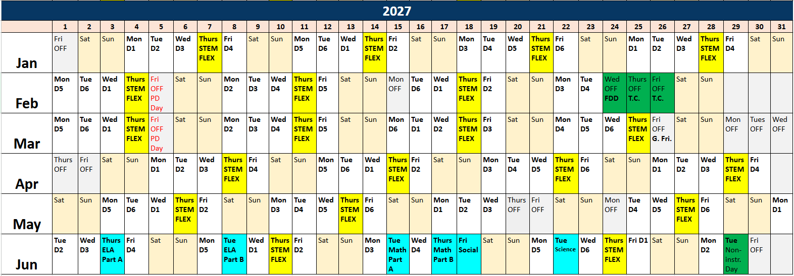 Rotation 2027