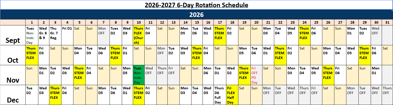 2026 2027 Rotation