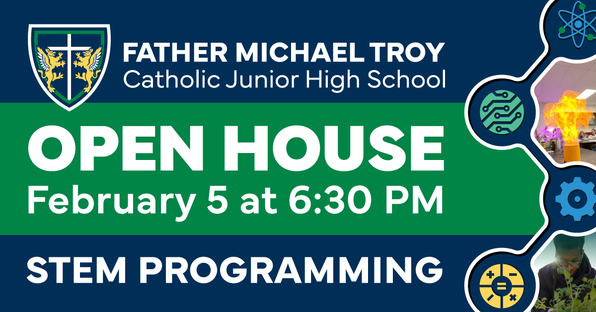 Father Michael Troy Open House February 5 at 630 PM